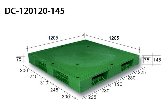 DC-120120-145四叉口塑膠棧板（南亞塑膠志向企業）